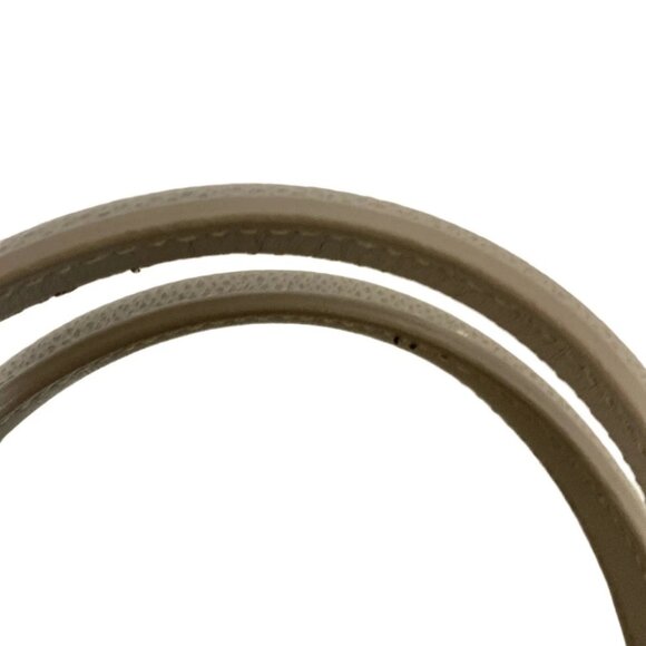 FURLA Piper - Gray Beige Leather Handbag - Picture 7 of 9